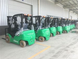 合肥長(zhǎng)安叉車(chē)80臺(tái)鋰電叉車(chē)